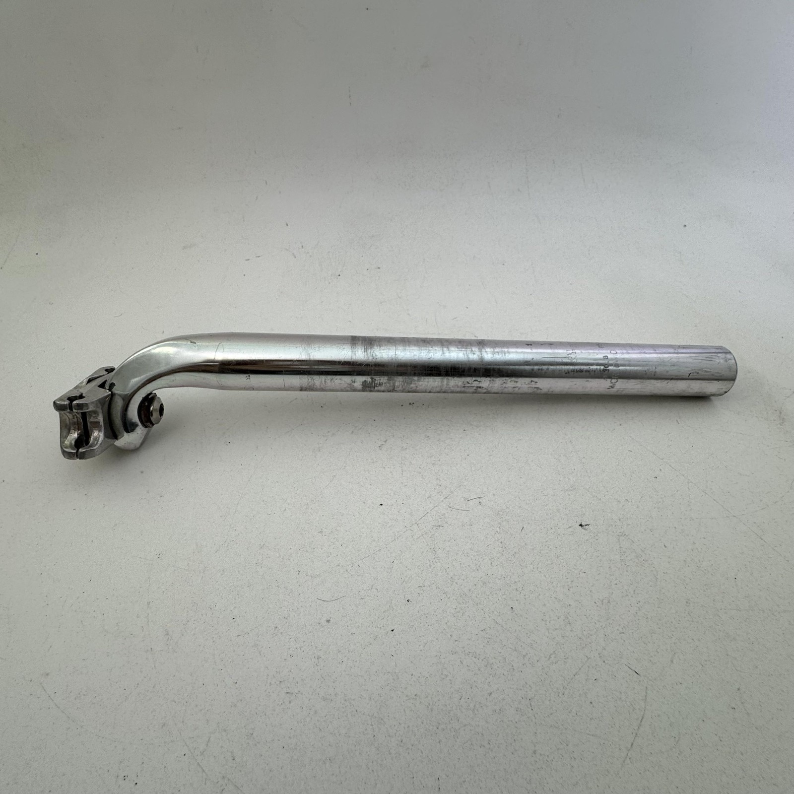 Vintage Kalloy 30.8mm Alloy Seatpost 350mm Silver Layback MTB Road Bike Part A96