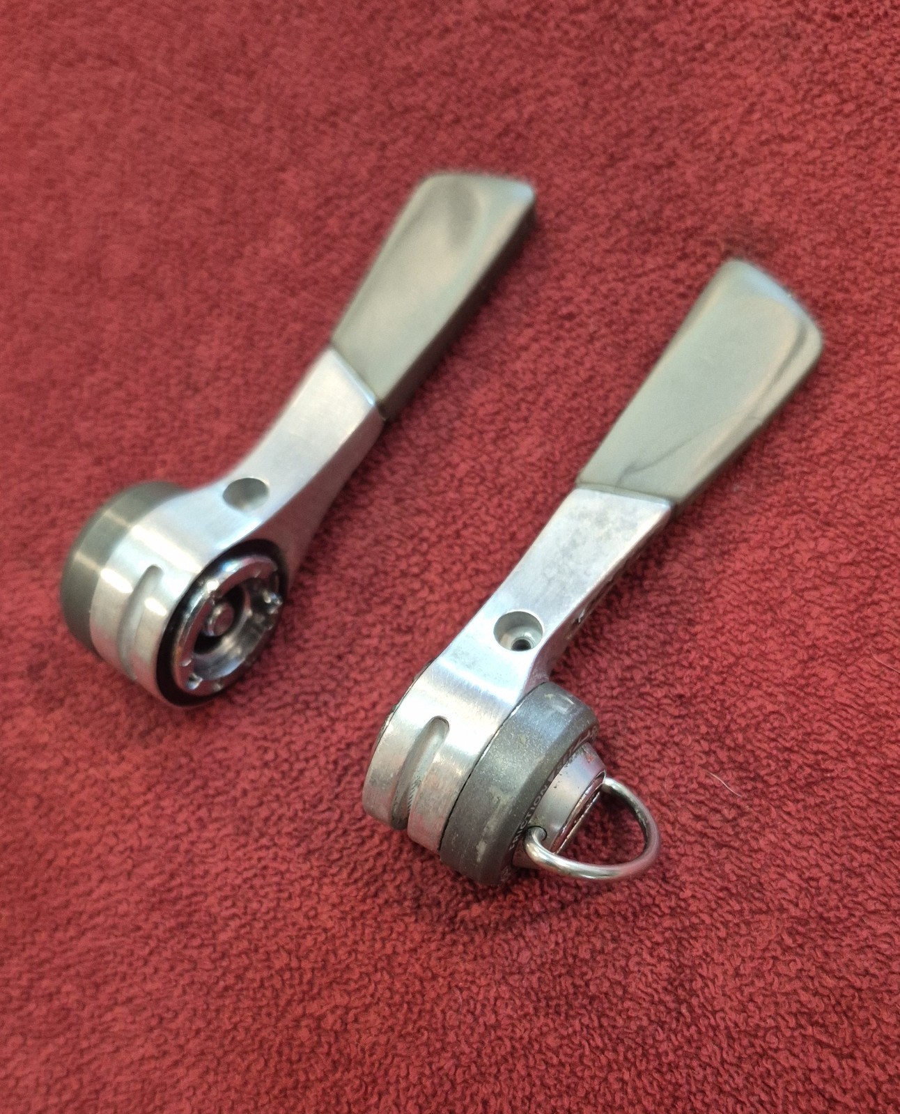 Shimano EXAGE Sport LX SL-A452 Light-Action 6-Speed Downtube Shift Lever Set for