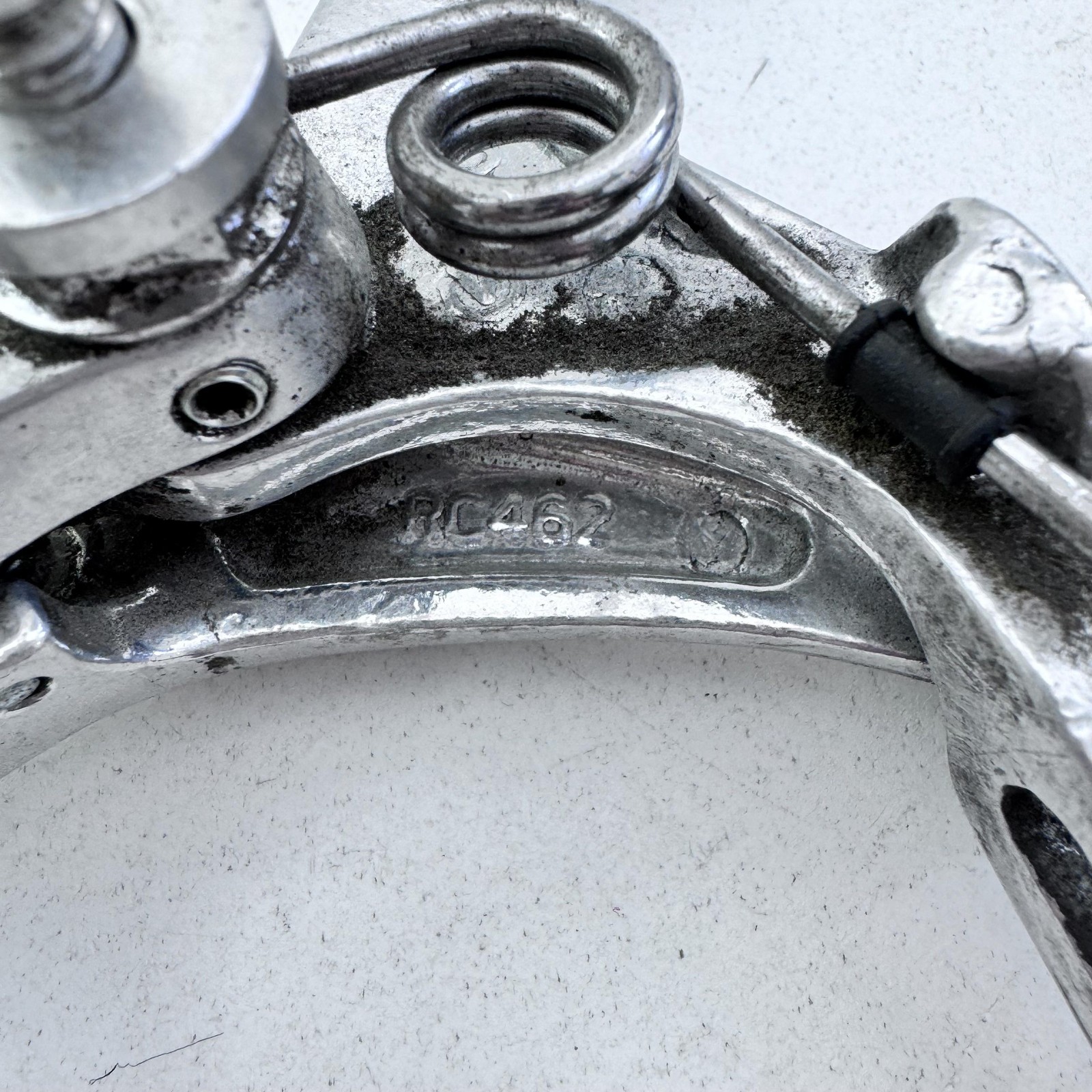 Vintage RC462 Road Bike Dual Pivot Brake Calipers Front Rear Silver Alloy A49