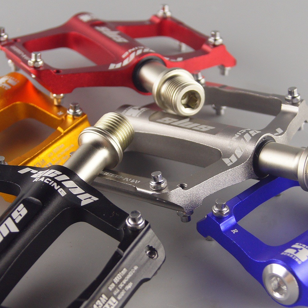 Aluminum Road MTB Folding Bike Fixie Bicycle Pedal Bearing Small Flat Pedals