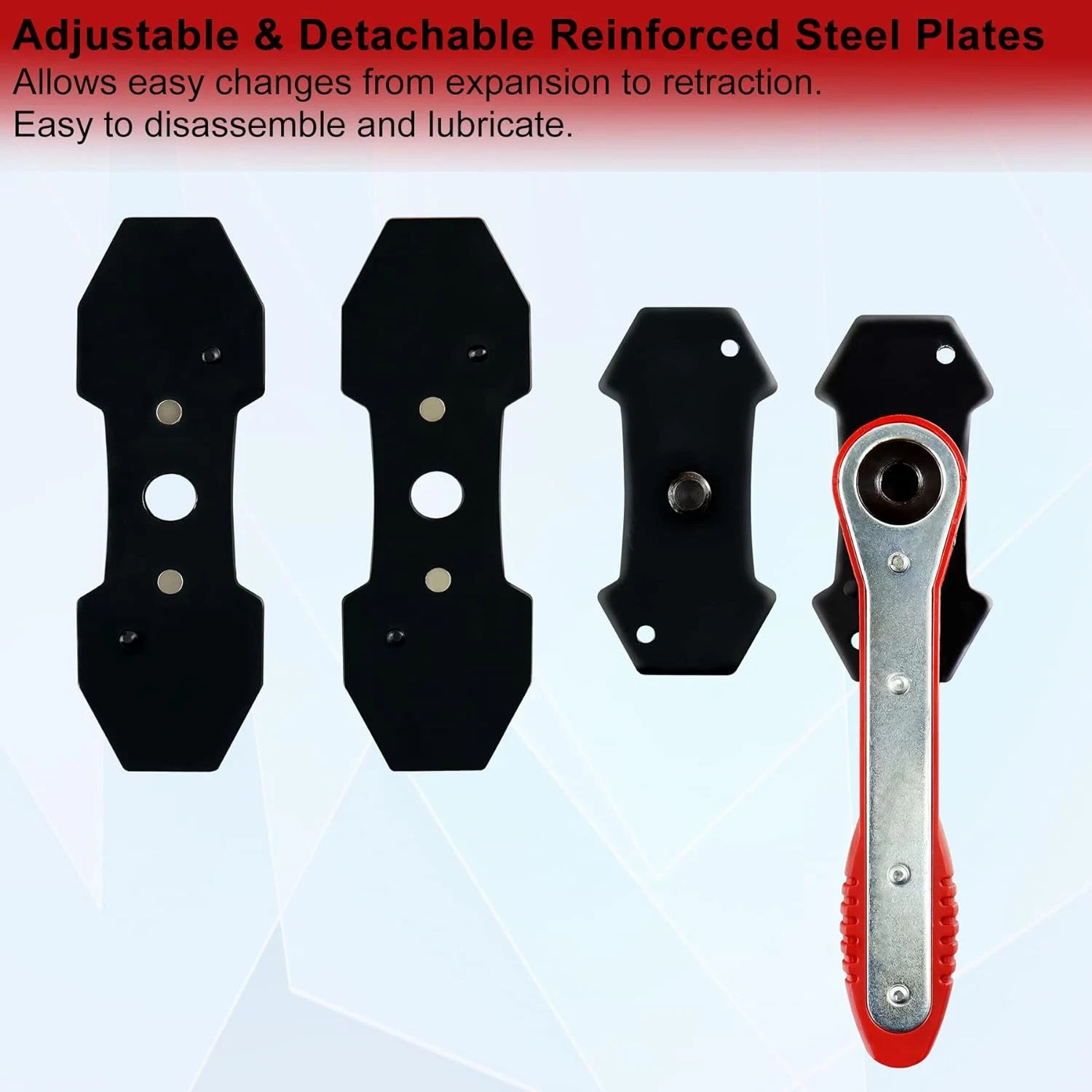 Brake Caliper Compression Tool Set, Automotive Quad Disc Pistion Ratchet Ratchet