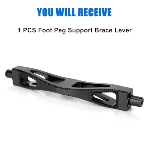 Black Motorcycle Foot Peg Brace Lever – MX3 MX4 – Brace Lever