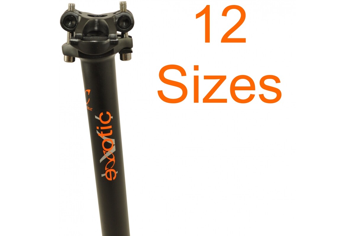 eXotic Meta II Bike Seatpost 3D forged 6061.Available in 12 Sizes 27.2 30.9 31.6