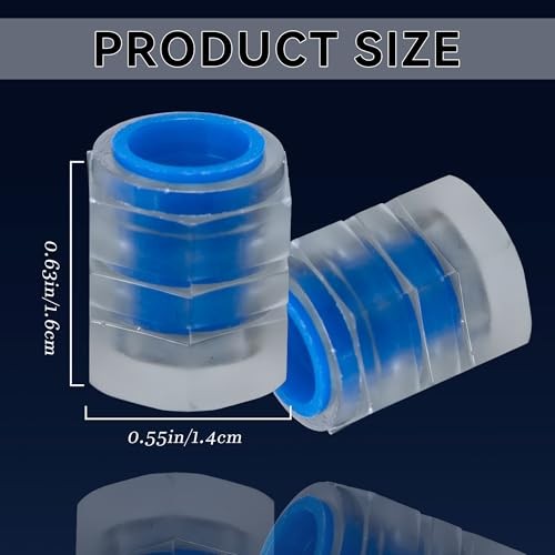 Glow in The Dark Tire Valve Caps Cool Fluorescent Valve Stem 20 Mixed color