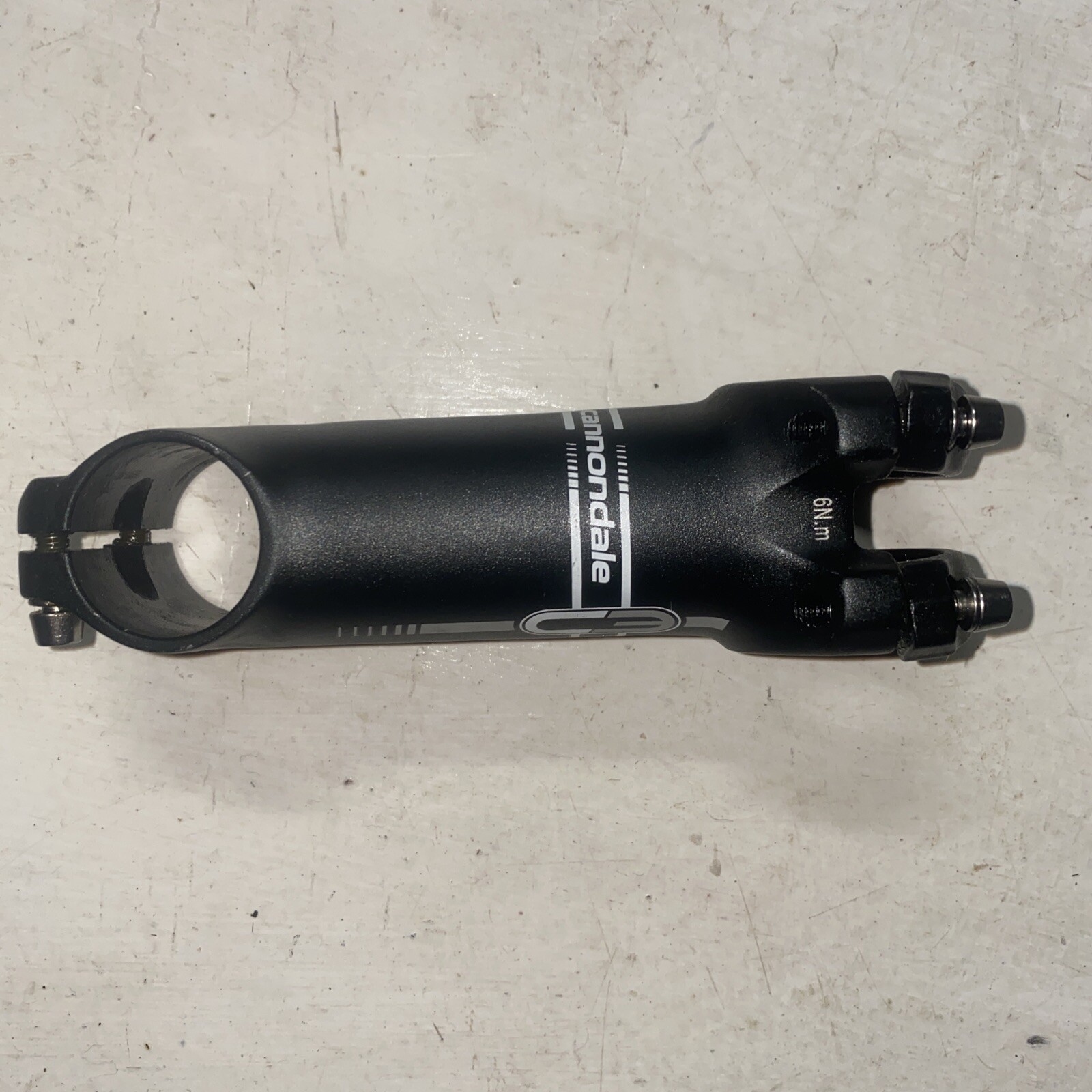 Cannondale C3 bicycle bike stem 100mm +/-7 degree 1 1/8th” black alloy