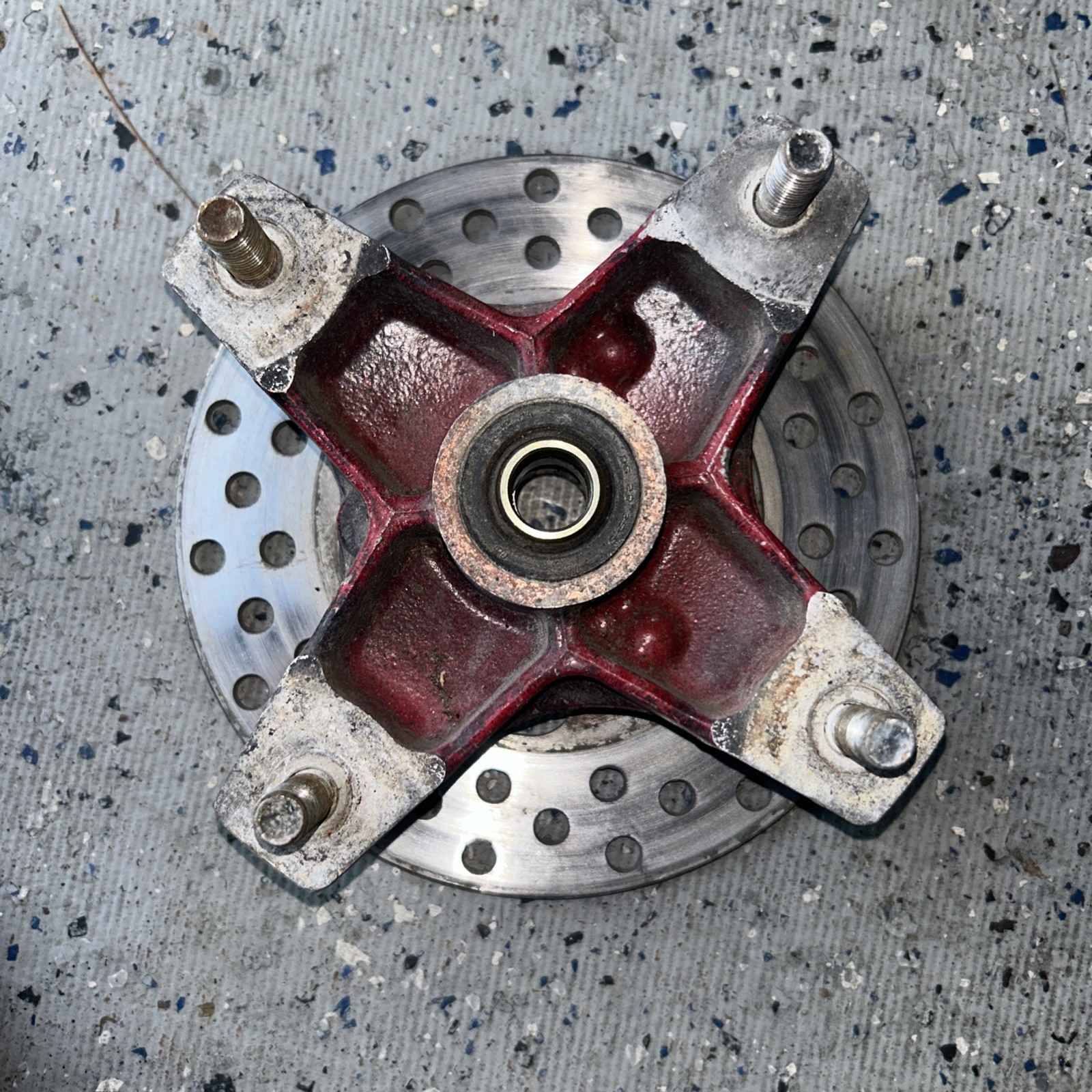 Honda TRX400ex front hub and brake, Left or Right 99-04 3379