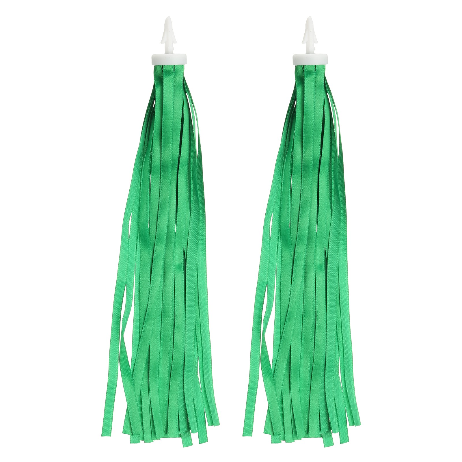 Bike Streamers Scooter Handlebar Tassels Grips Ribbon Green