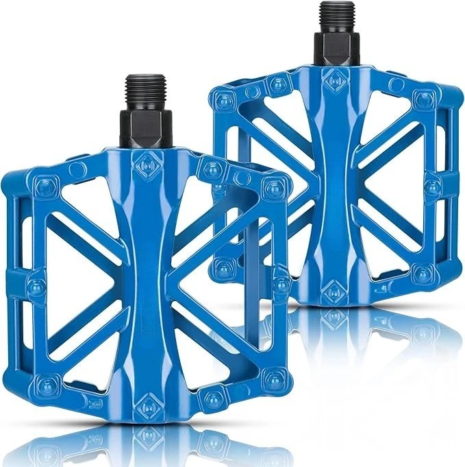 Aluminum Bike Pedals Triple Bearing CNC Body MTB Road Non-slip Sealed 9/16″ USA