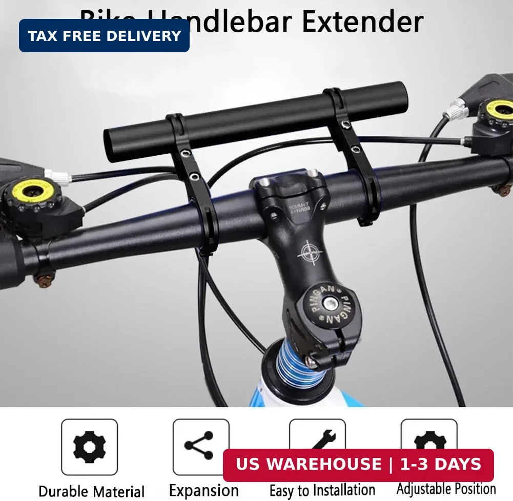 ZMD Bike Handlebar Extender,Bicycle Handlebar Extender,Multifunctional Aluminum