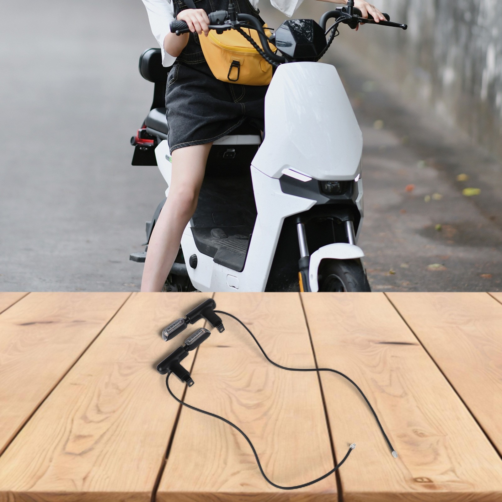 48V 60V 12V Turn Signal Light for Electric Bicycles Convenient Modification