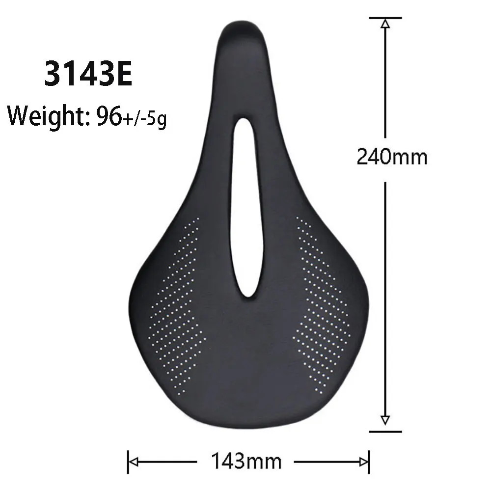 Super Light Carbon Saddle 240X143/155Mm 96G MTB Road Bike Leather Cushion Cyclin