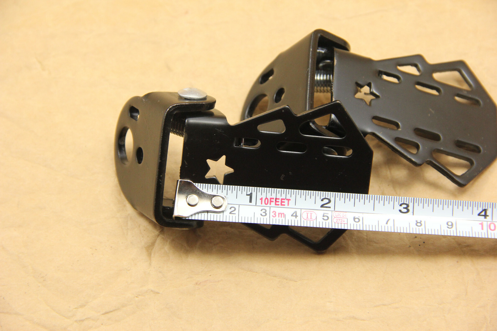 Bike Bicycle Foot Pegs Foot Board Foot Pads Iron Black