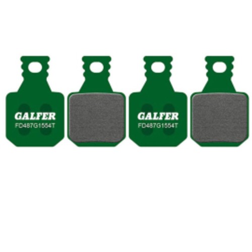 Galfer Pro FD487G1554T Semi Metal Brake Pads Green Magura MT5 & MT7