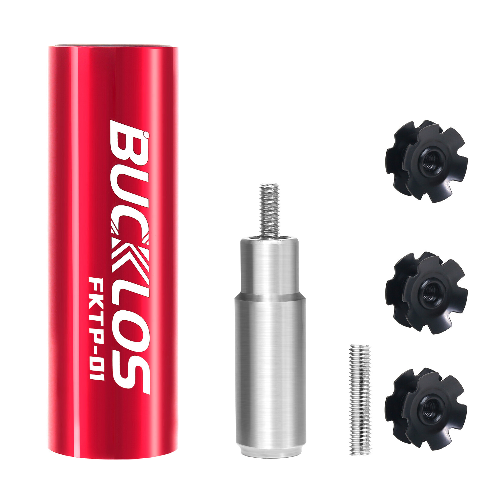 BUCKLOS Bike Fork Star Nut Setting Install Tool with Free Star Nuts and Spare