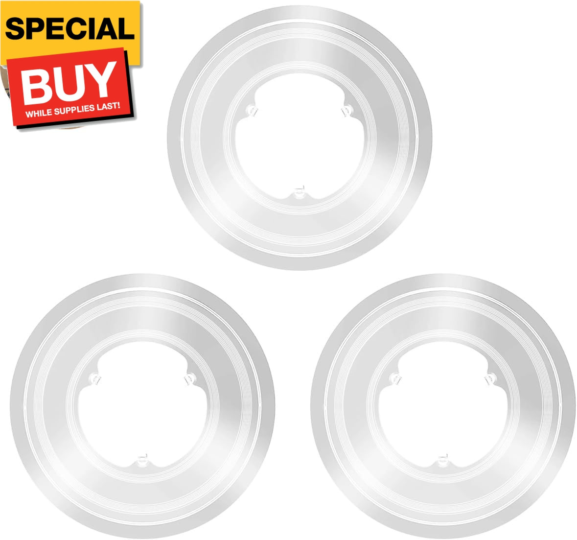 3 Pack Bike Spoke Protector Flywheel Spokes Guard Plastic Cover for Bicycle Rear