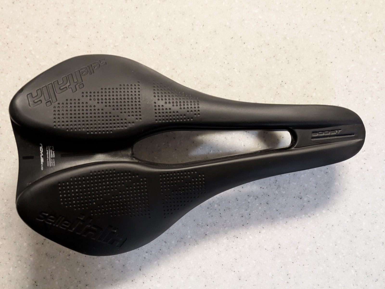 Selle Italia Novus Evo Superflow Cutaway Road Bike Saddle Black 145x245mm