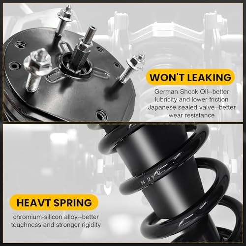 19353951 580-435 2 PCS Front Shock Absorber Assembly Compatible with Front Assy