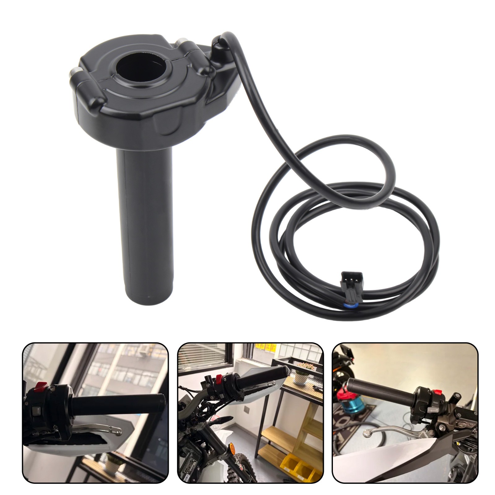 Electric Motorcycle Dirt Bike Handle Throttle Turn Grip Parts For Ridstar Q20
