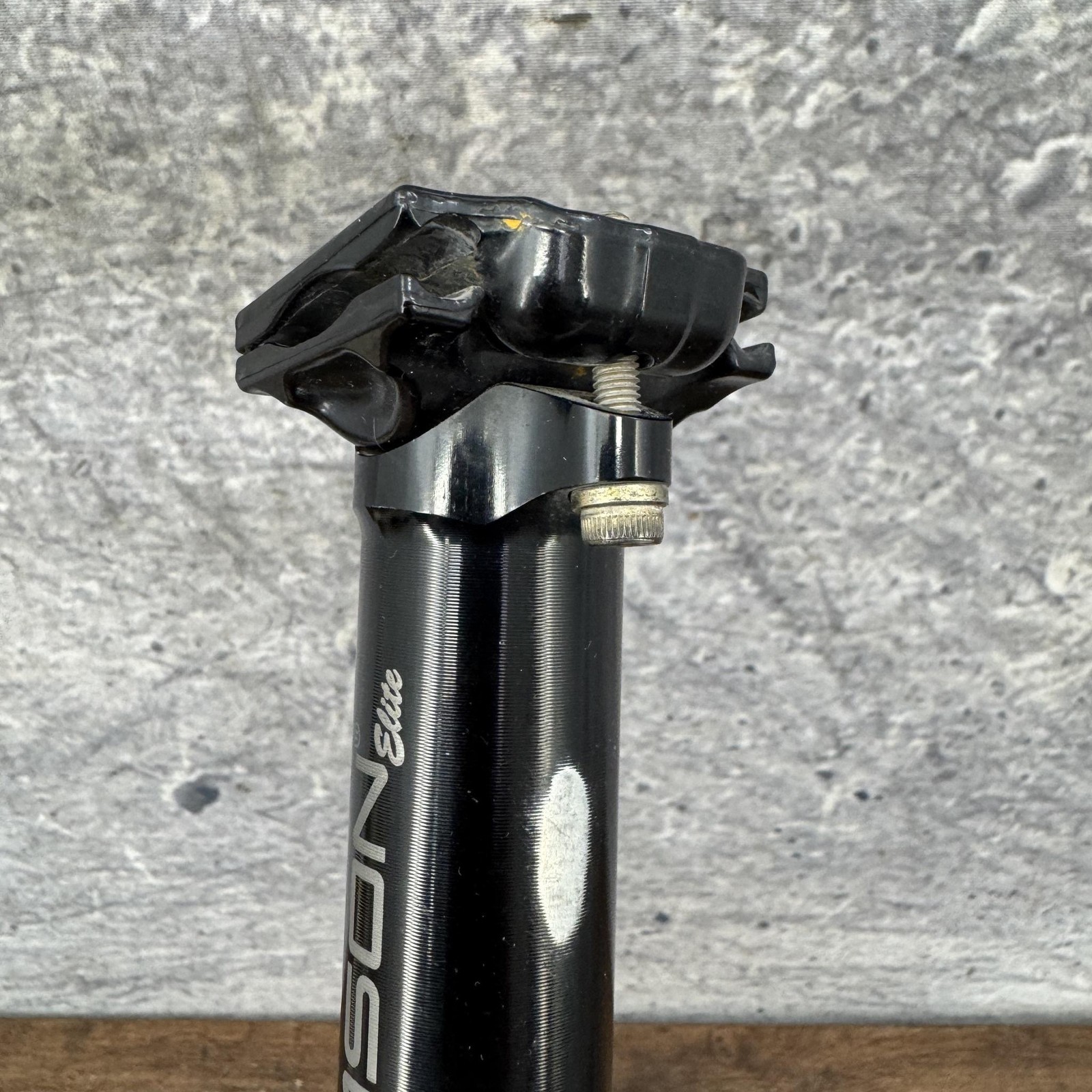Thomson Elite Bicycle Seatpost 30.9mm X 367mm Black Made USA SP-E128 335g Wear
