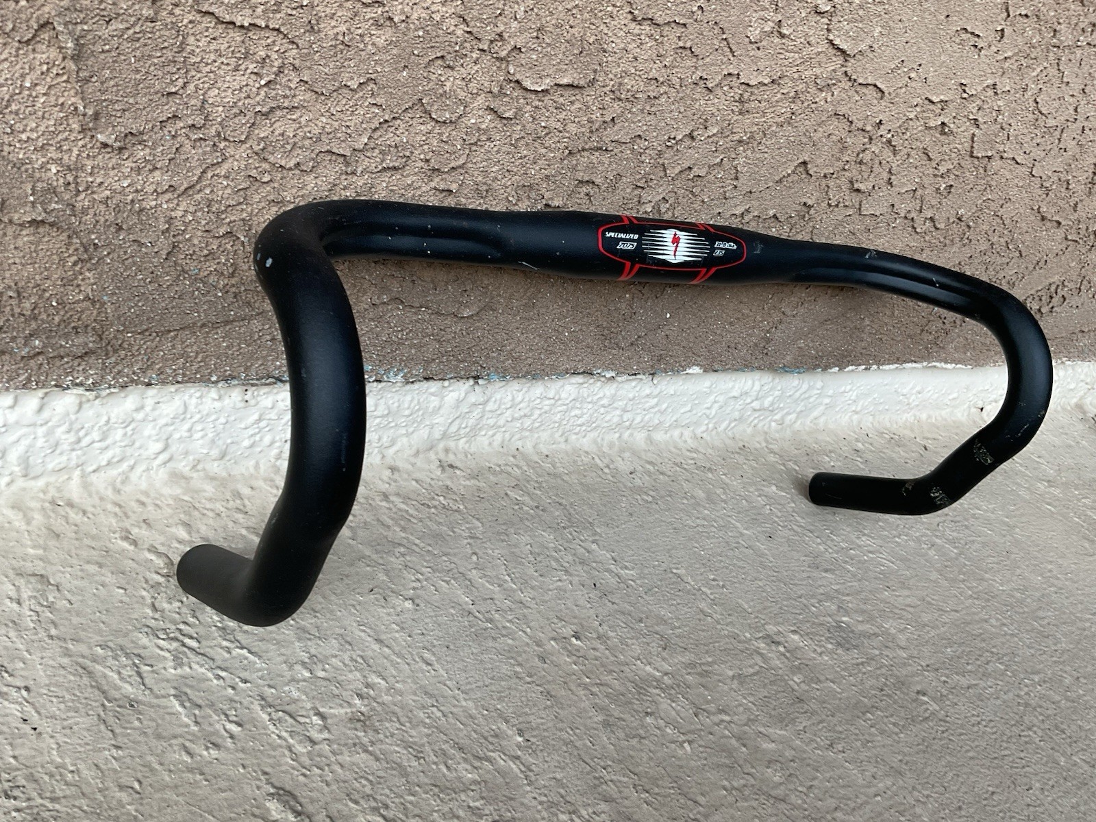 Black Specialized 7075 Aluminum 42mm x 31.8mm Ergo Bend Road Drop Bar Handlebar