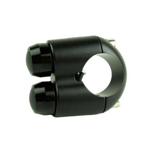 2 Buttons Aluminum Motorcycle Handlebar Switch Fit 7/8 inch Handlebar Black