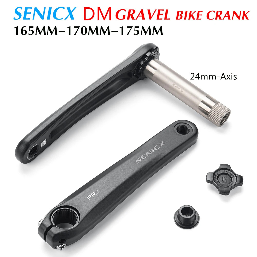 Road Cyclocross Bicycle Crankset 165mm/170mm/175mm Folding Bike Cranks Arms