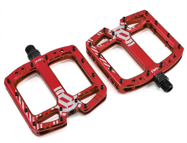 New Deity TMAC Aluminum Spindle MTB Mountain Bike / Biking Cycling Pedal Set Red