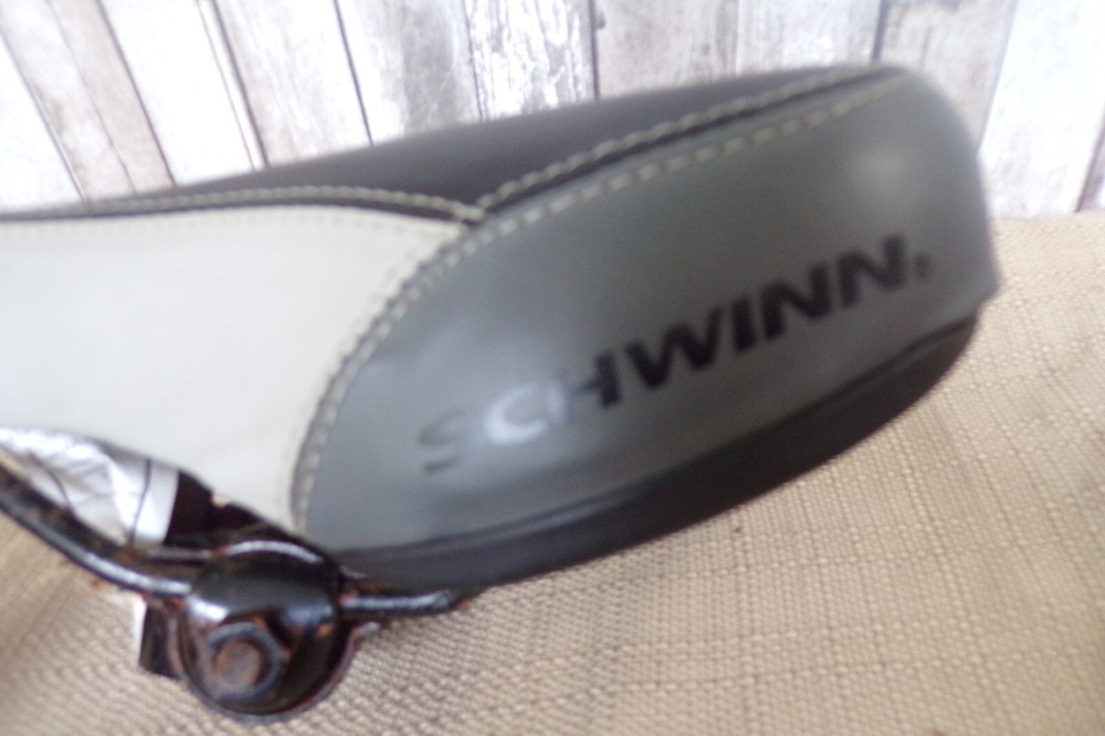 Schwinn Bike Seat Adult Black, Light and Dark Grey Pattern. Sport Standard Width