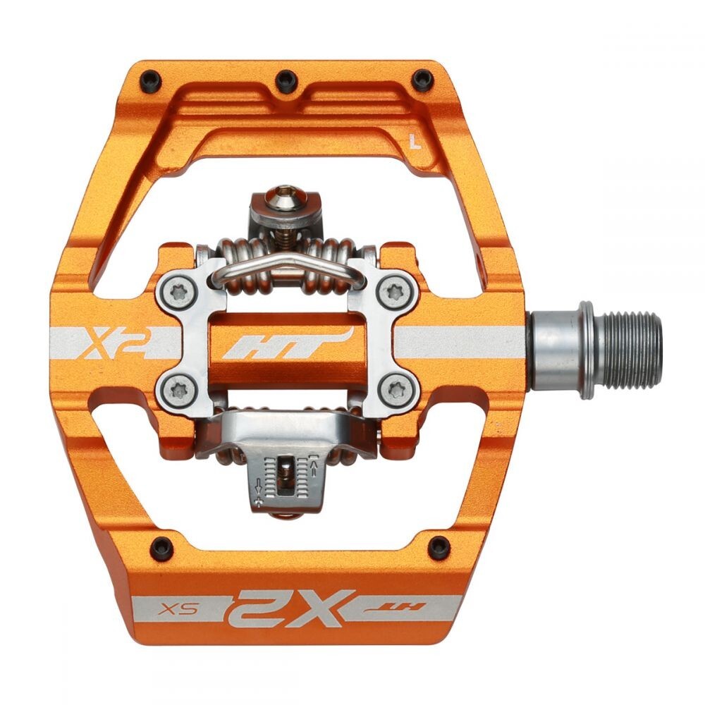 HT X2-SX Clip BMX Pedal red/blue/gold/black/orange/purple/oil slick