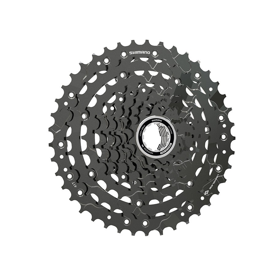 Shimano CS-LG400-9 Cassette Phosphate coated Speed: 9 11-41T HG 9-10sp