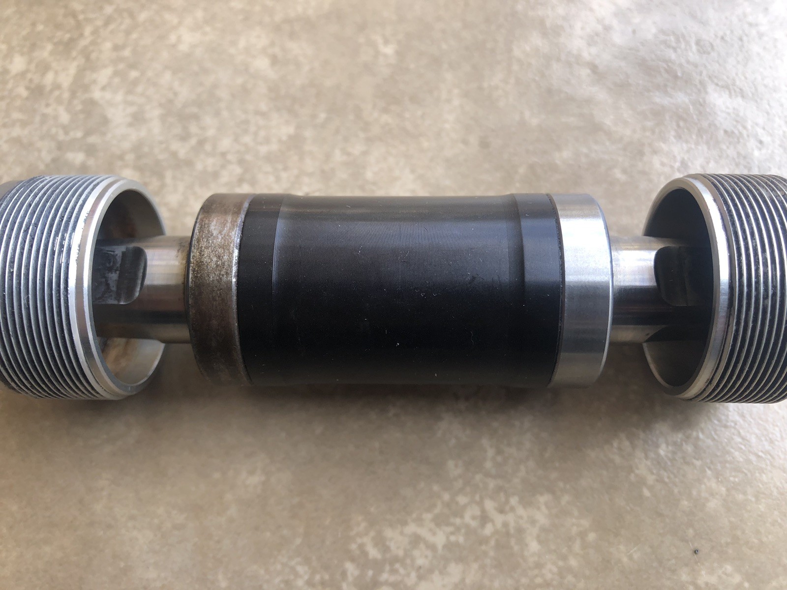 World Class Ti Bottom Bracket, 68 x 103 mm, Square Taper Titanium Great Shape