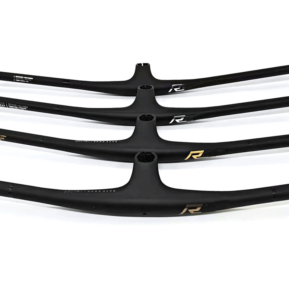 MTB Bicycle Full Carbon Integrated Handlebar and Stem 70/80/90*750mm 13 ° Degree