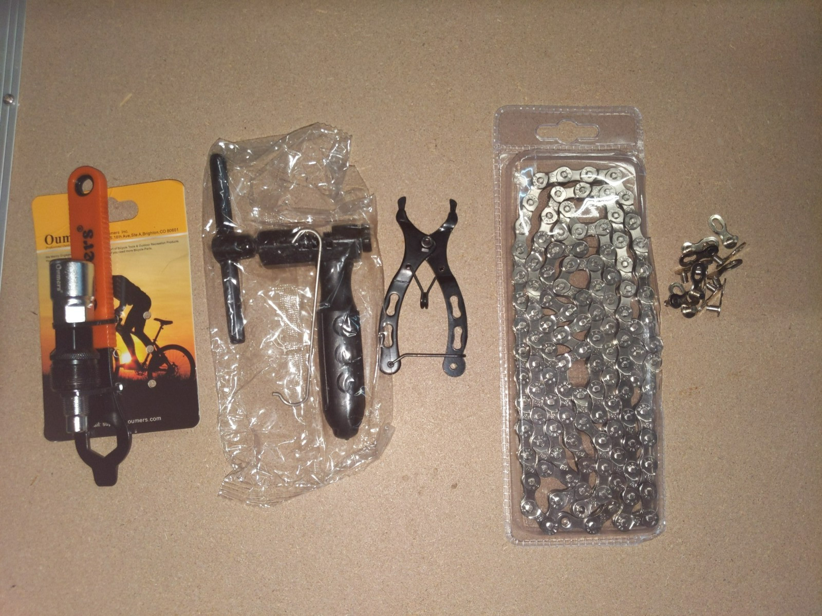 Bike Chain +Chain & Crank Tools for 6/7/8/9/10/11/12 Speed Bike Bike Tool Kit