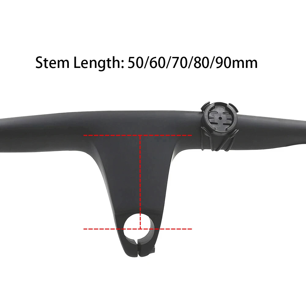-12° 180g Carbon Integrated MTB Bicycle Handlebar XC AM Strength bike Flat Bar