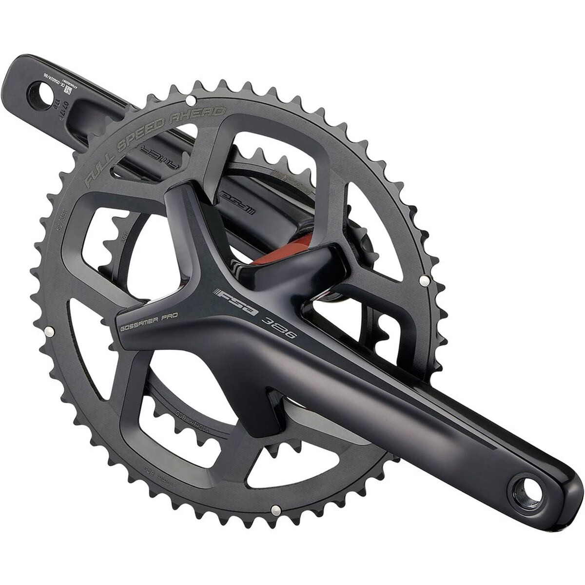 FSA Gossamer Pro 386EVO ABS Adventure Crankset Black, 172.5mm, 32/48t