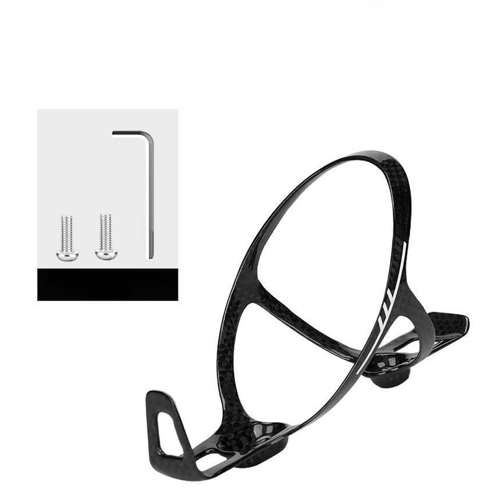 Carbon Fiber Water Bottle Cage 75mm Inner Diameter Lightweight for Bike