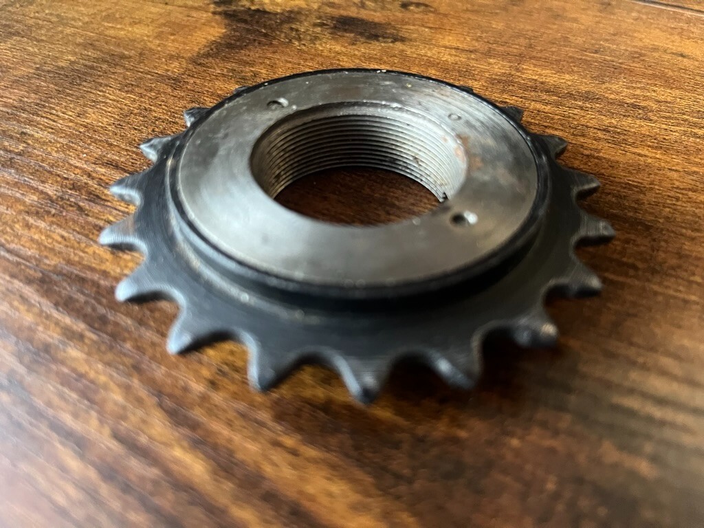 Atom Black/Silver Single Speed Freewheel | 20T / Made in France / Mint!