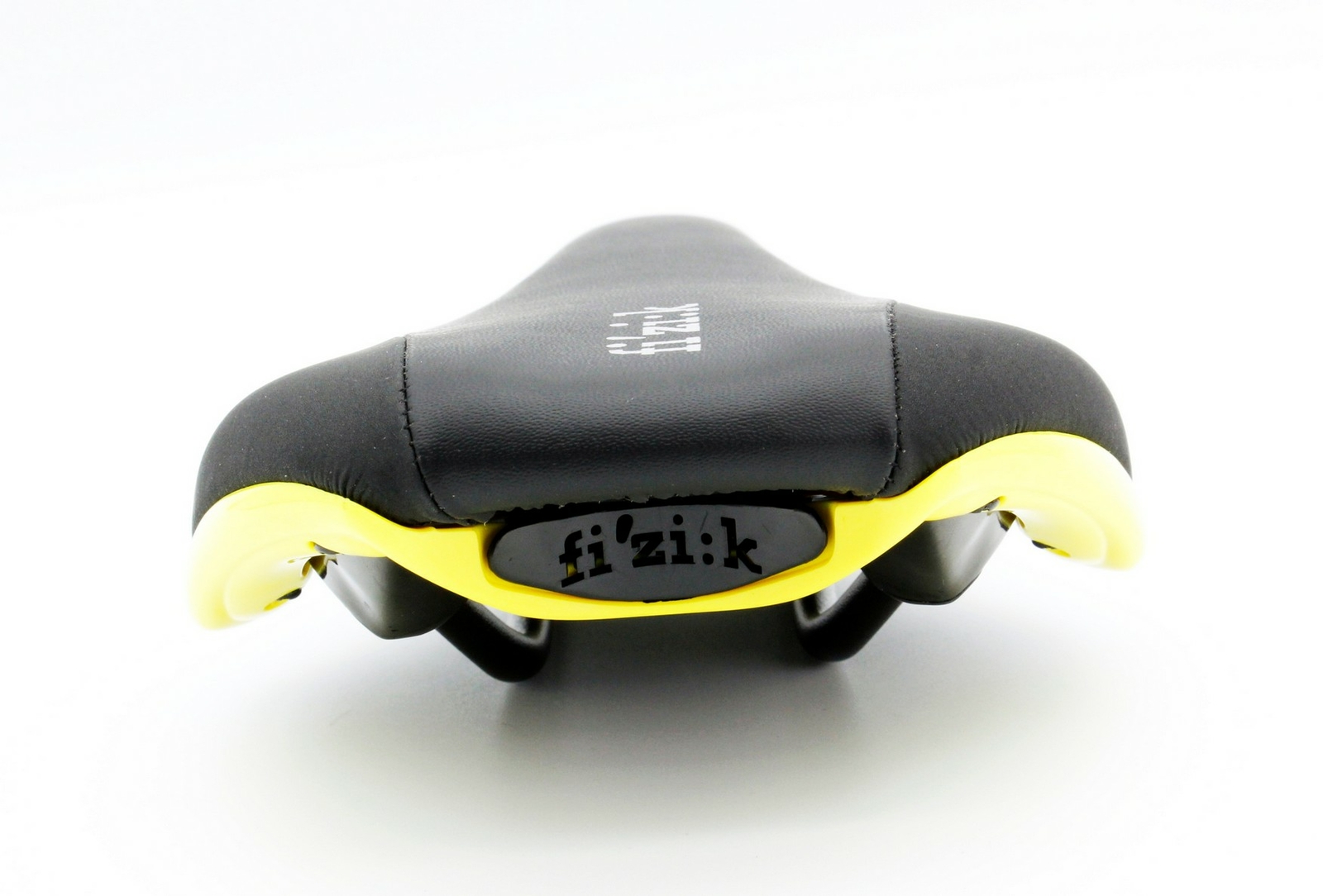Fizik Nisene Road Mountain eBike MTB Bicycle Saddle Black Seat w/Yellow shell