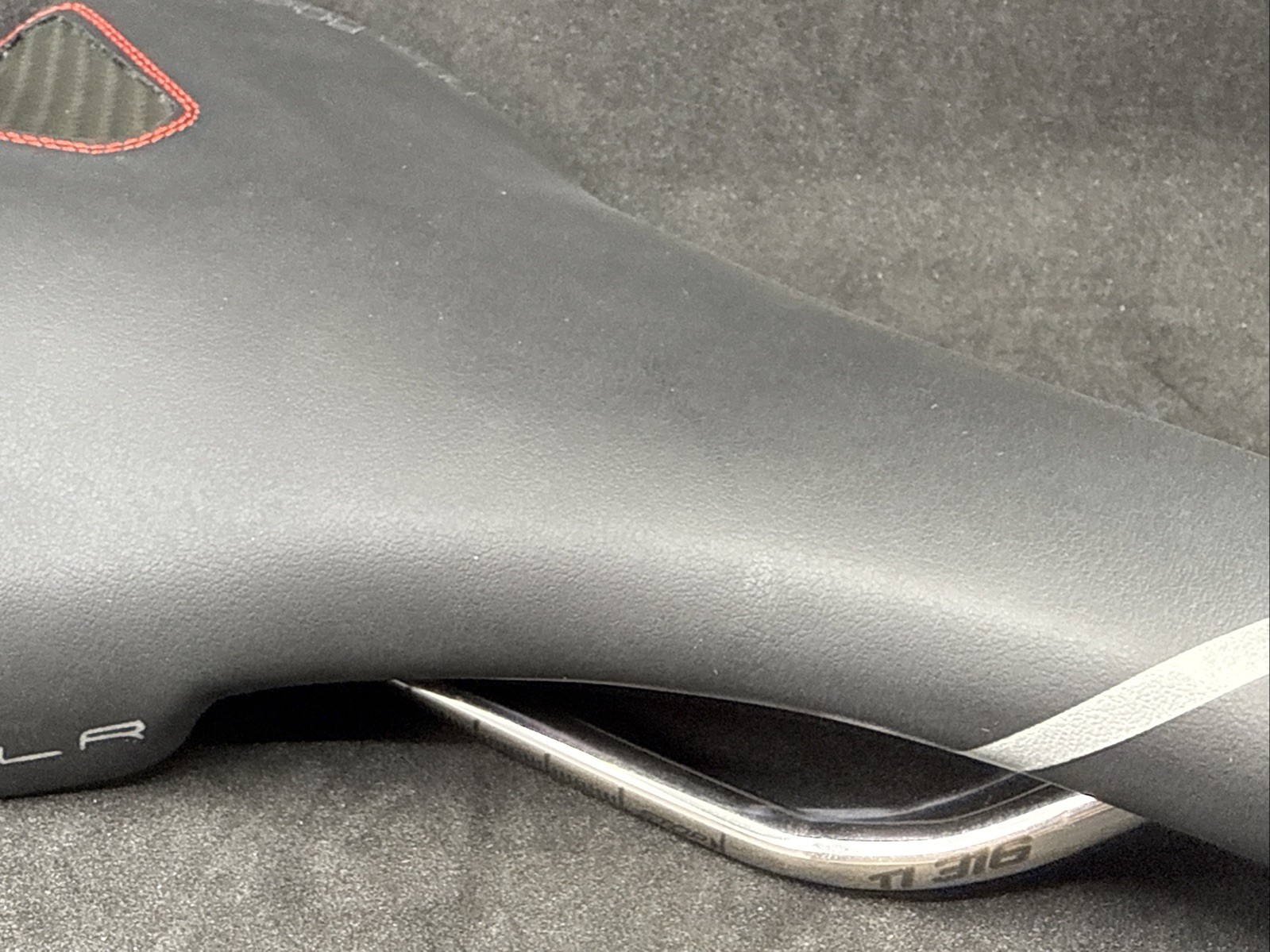 Selle Italia SLR Ti316 Rail Black Red Silver Saddle 275mm x 135mm MSRP $175!
