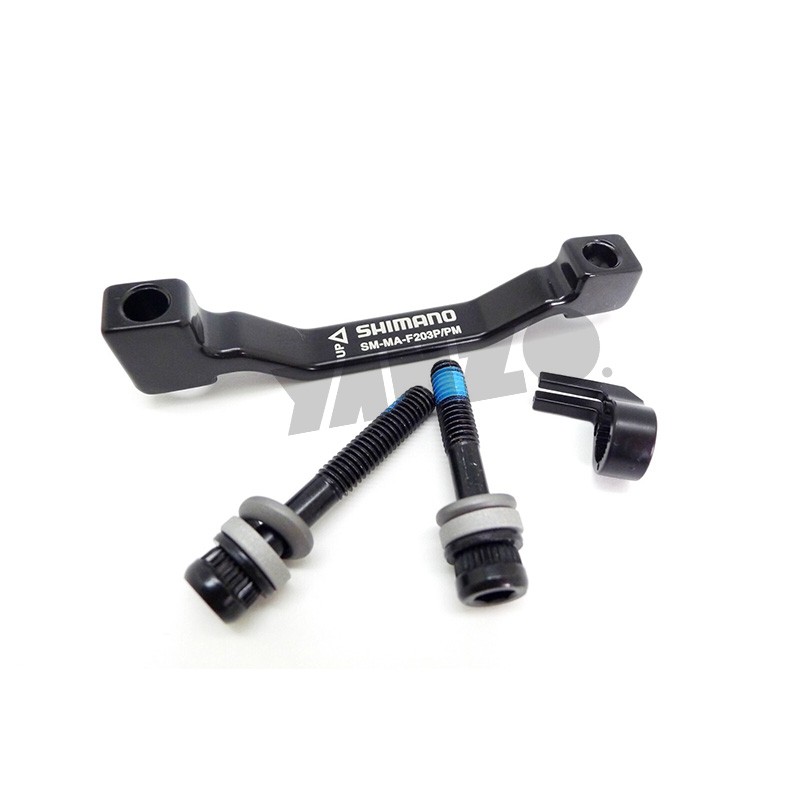 Shimano SM-MA-F203P/PM Disc Brake Caliper Adapter 180 PM Post Mount to 203 Rotor