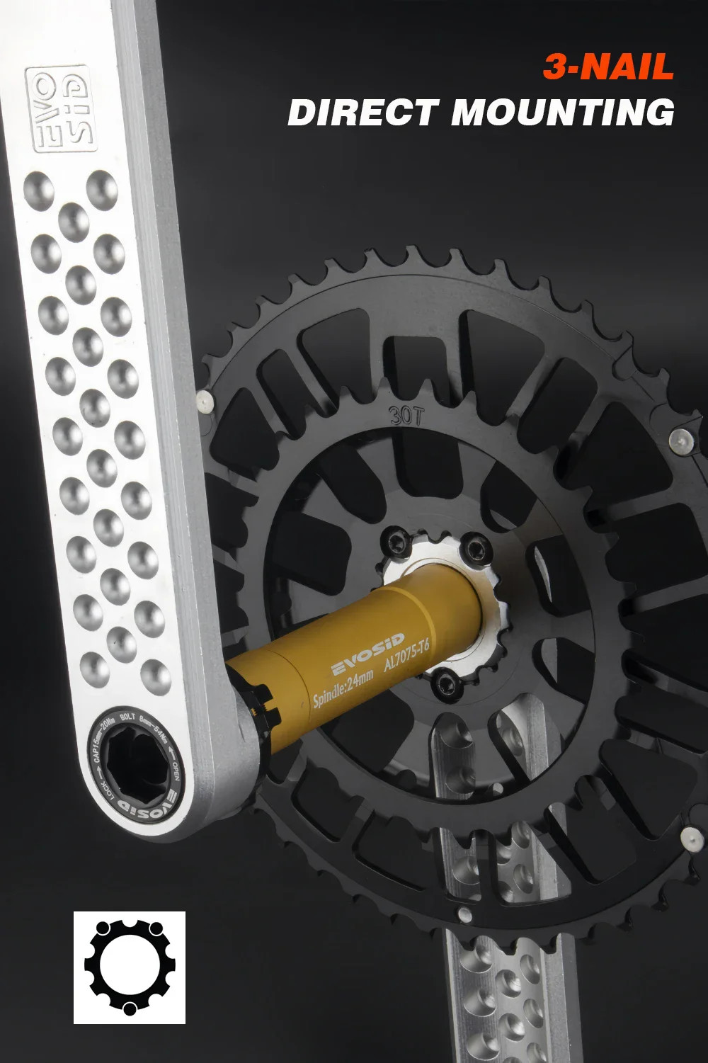 Road Folding Bike Chain Wheel 46-30T 48-32T 8/9/10/11/12 Speed 40/42/44/46/48T