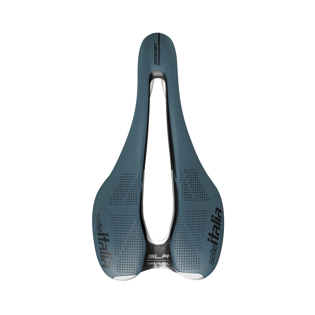Selle Italia saddle SLR Boost Gravel TI316 rails Superflow S3 130mm 248mm BLUE