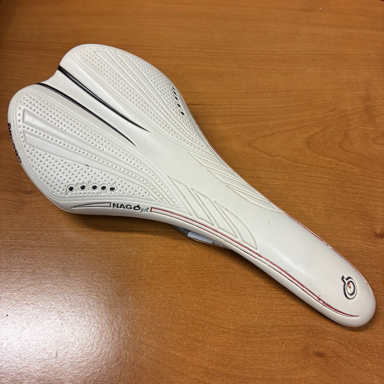 Prologo Nago Gel Ti Bike Saddle White Road Mountain
