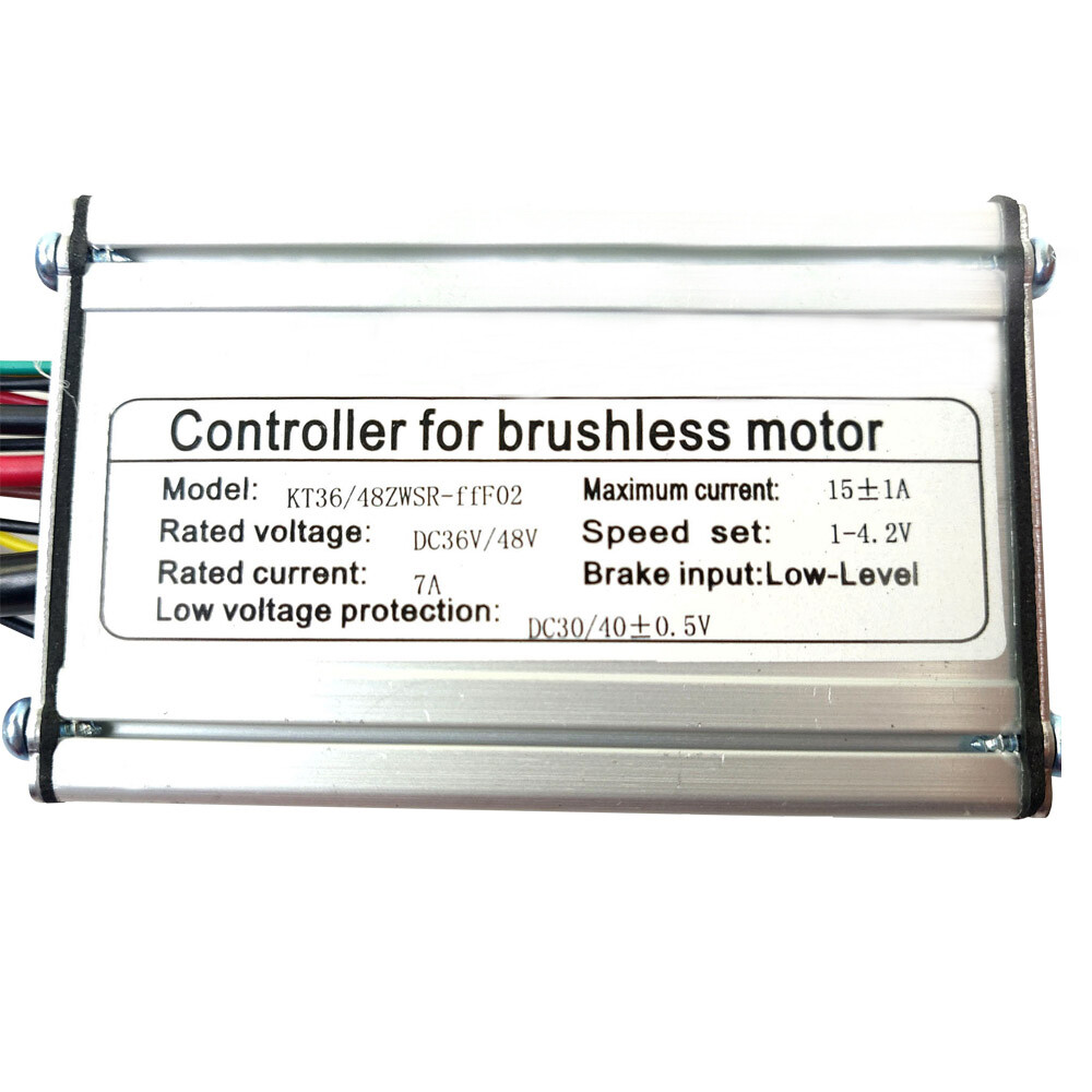 48V 36V 15A Controller for 250W 350W Brushless Motor Electric Bicycle Connectors