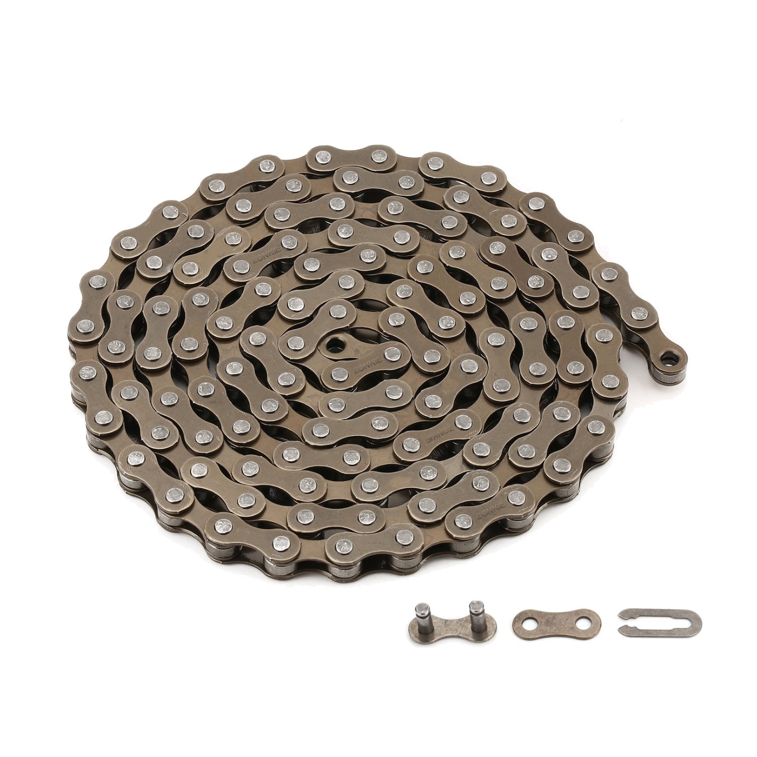 Lightweight 340 G Single-Speed Bike Chain, 1/2 × 1/8 inch, Durable Design