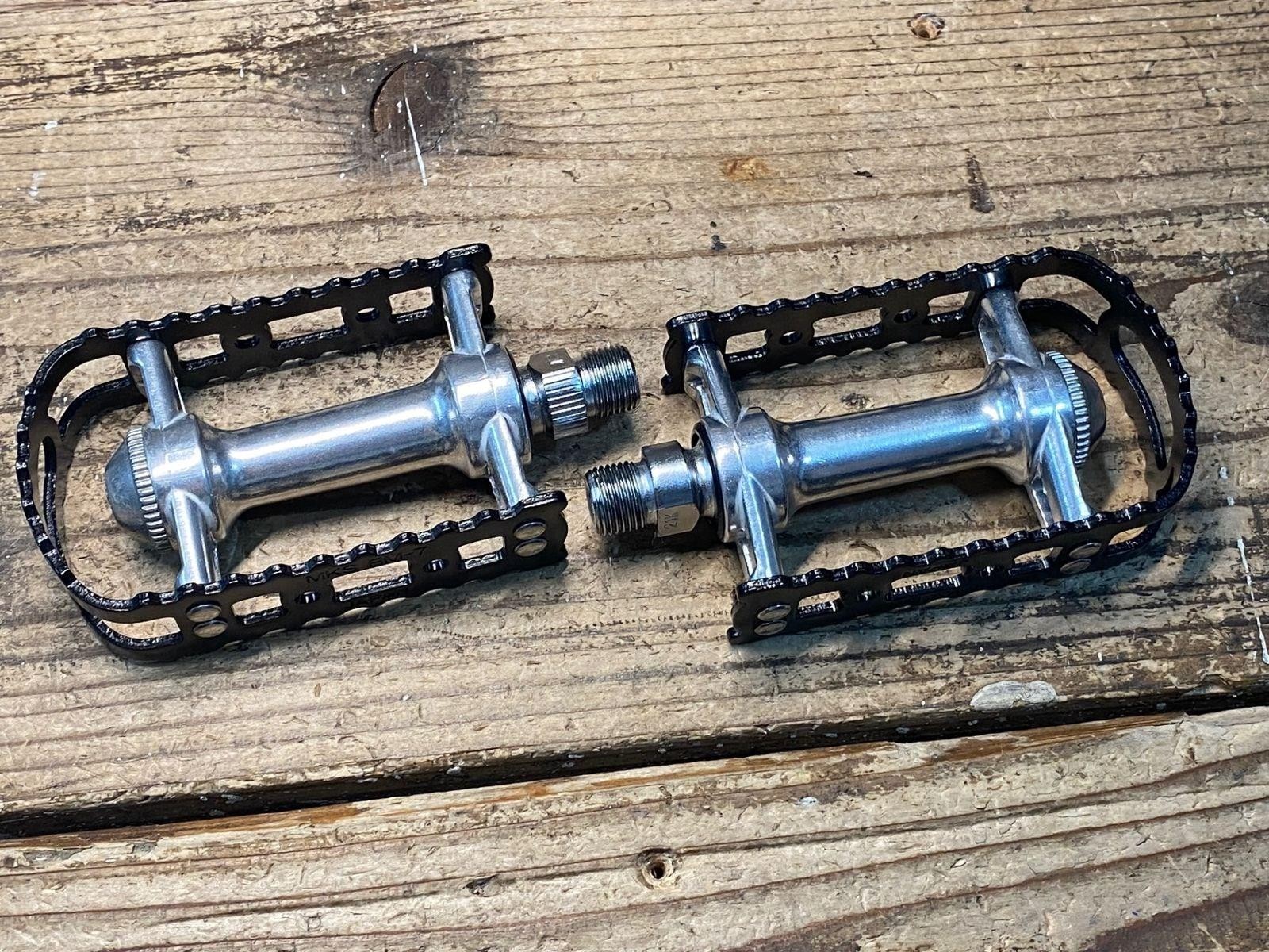 MKS BM-7 BMX Black Cage Flat Pedal Used