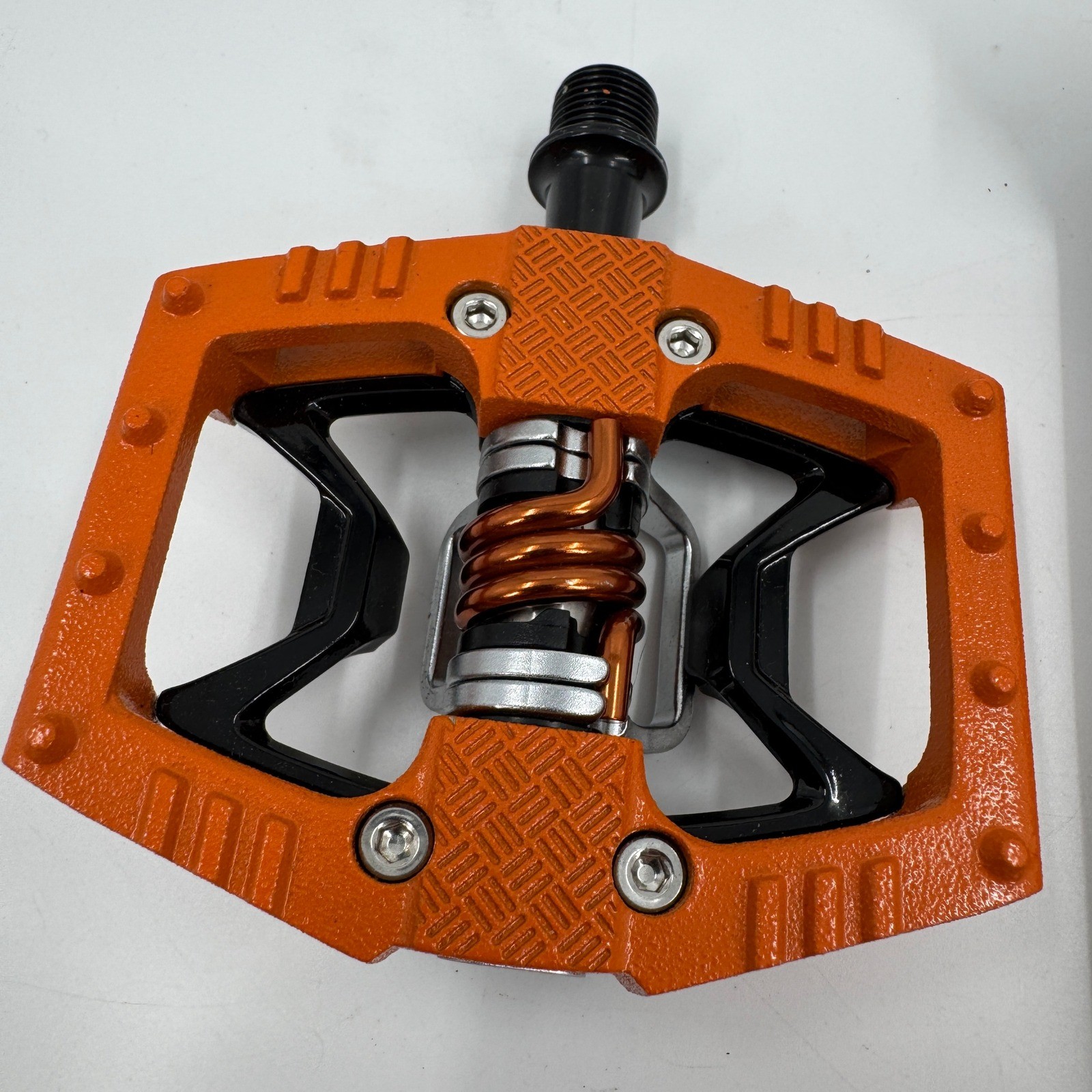 Crankbrothers Mallet 2 Pedals Unisex OS Orange Black Clipless MTB Platform
