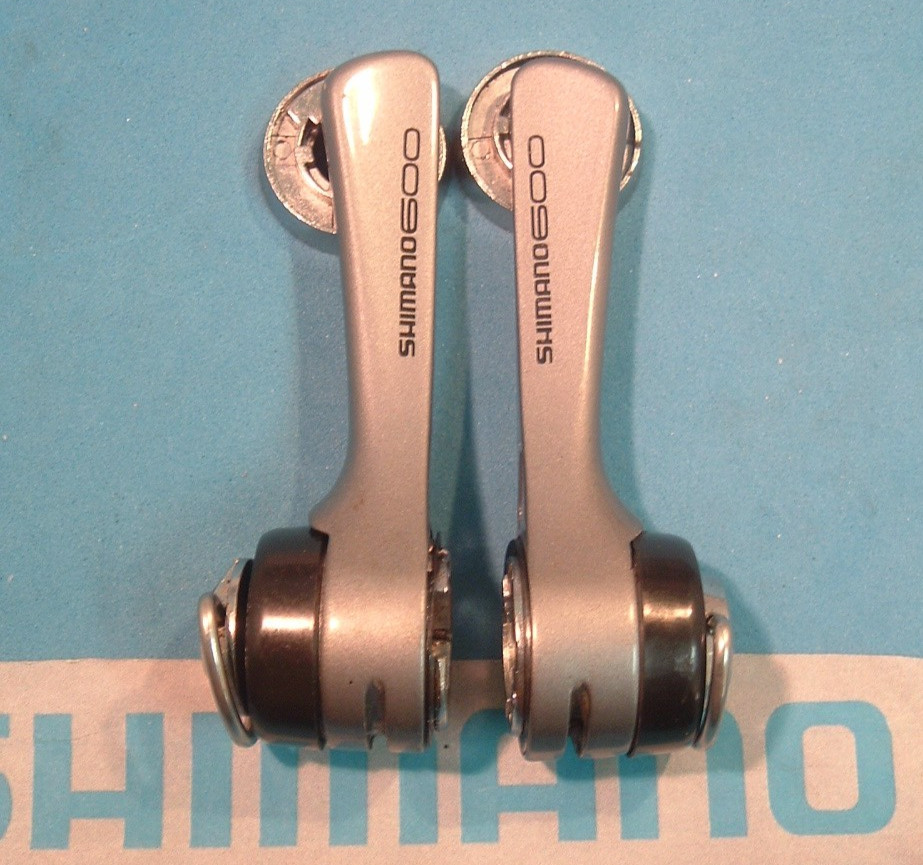 Shimano 600 Ultegra 7-Spd SL-6400 Road Shifters NEW/NOS- 2×7-Spd/Friction-NMint+