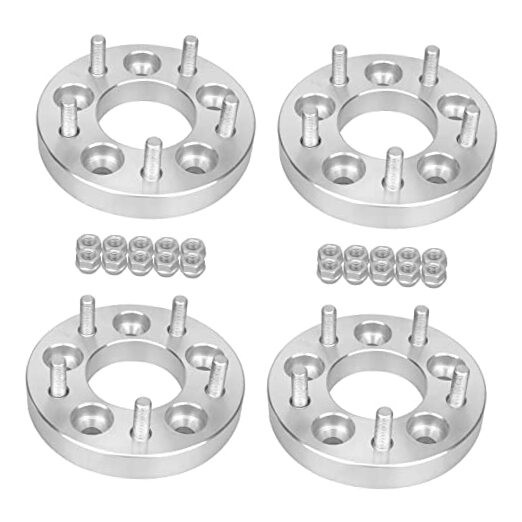 1in 5×4.5 to 5×4.75 Wheel Spacers, 4pcs 5×114.3 M12x1.5 Studs 74mm Bore