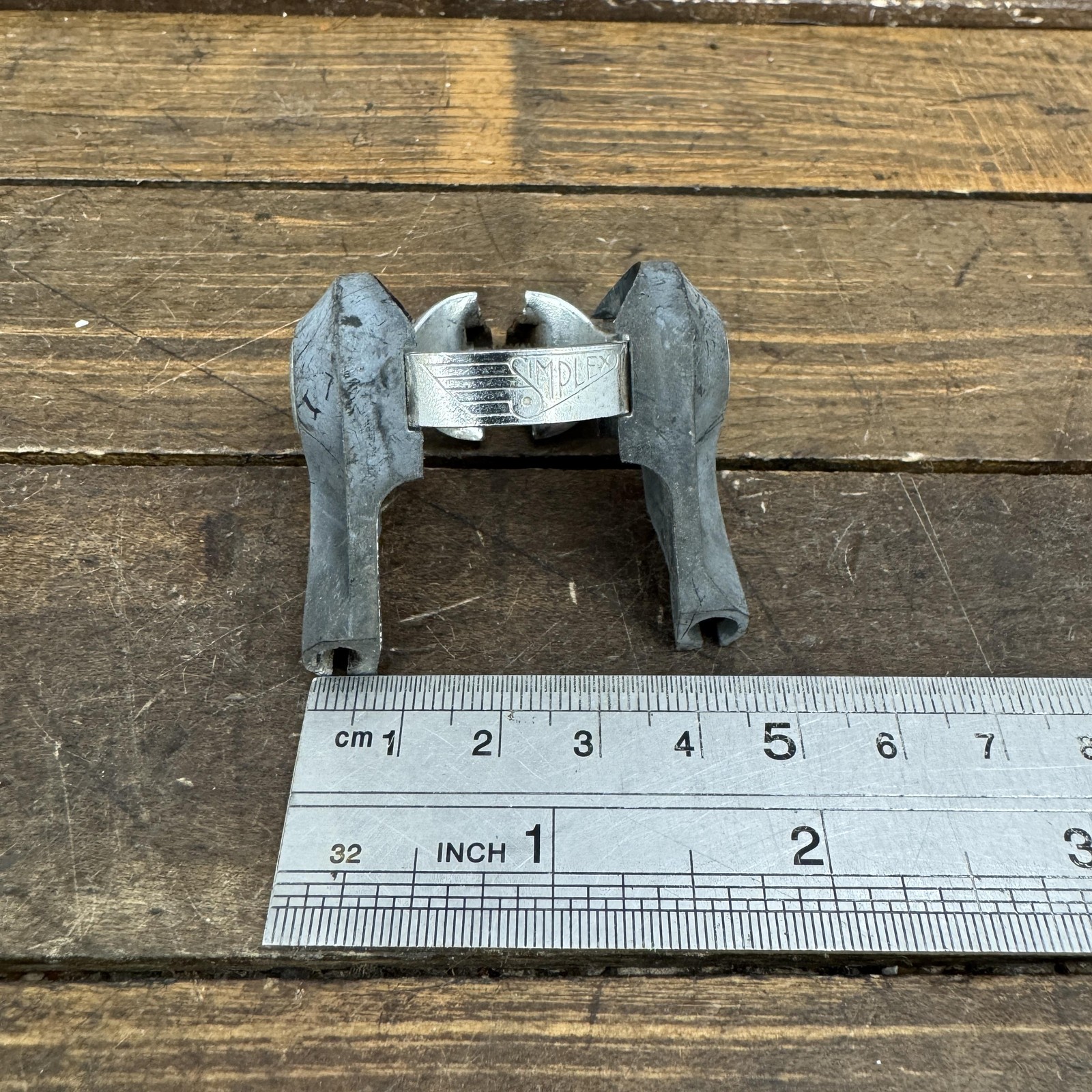 Vintage Simplex Cable Guide Clamp Down Tube Road Bike France 45g